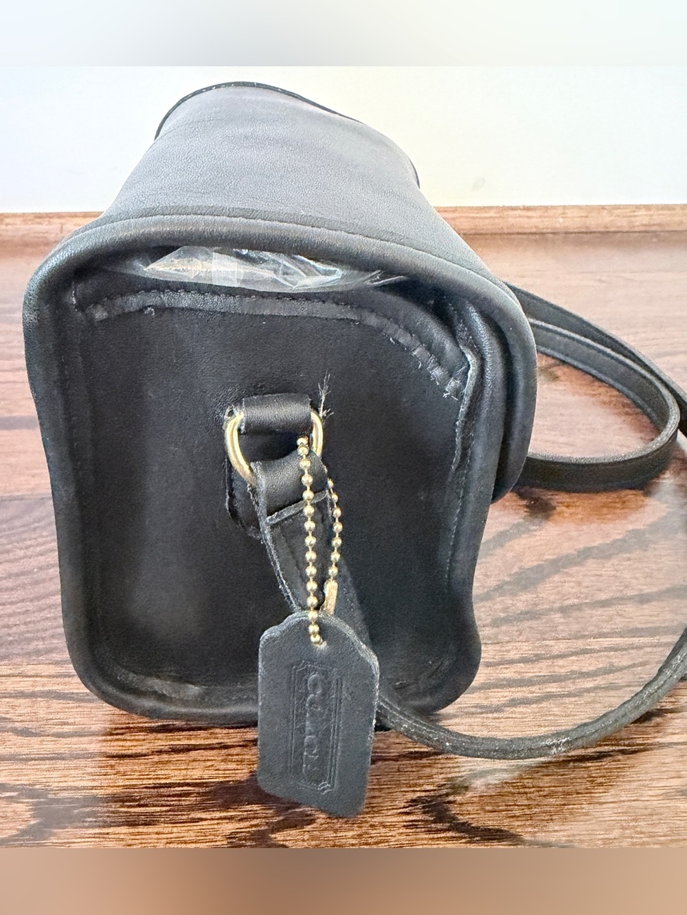 Vintage Coach 9018 Emmie Flap - Black - Picture 4 of 6